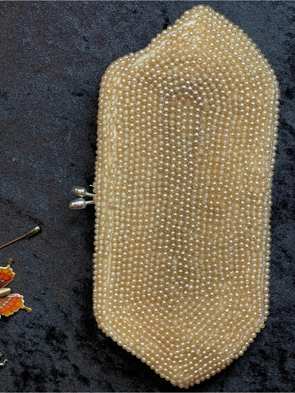 Vintage hand beaded change purse - Picture 4 of 5